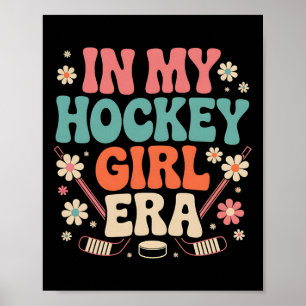 In meiner Hockey-Mädchen-Ära Vintage-Spieltag Groo Poster