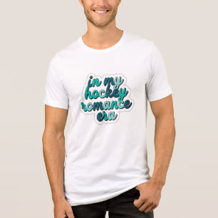 In meiner Hockey-Romanze-Ära Retro-Teal-BookTok-Sp Tri-Blend Shirt