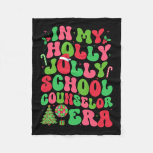 In meiner Holly Xmas Jolly School Counselor Era Ch Fleecedecke