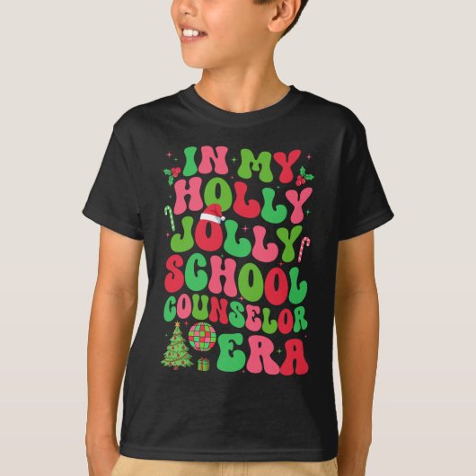 In meiner Holly Xmas Jolly School Counselor Era Ch T-Shirt (Vorderseite)