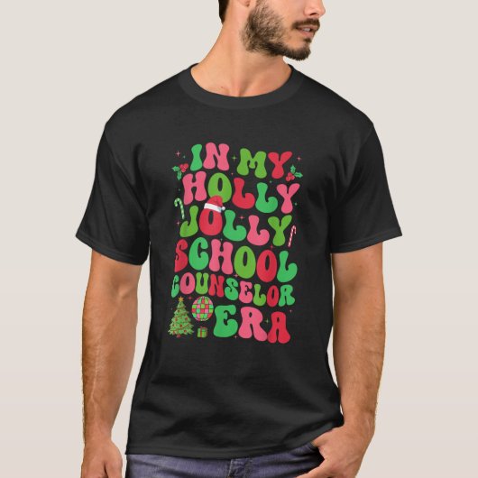 In meiner Holly Xmas Jolly School Counselor Era Ch T-Shirt (Vorderseite)