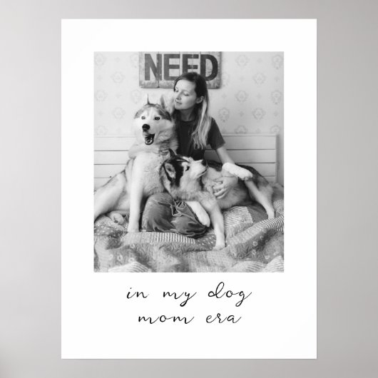In meiner Hundezeit liebt Mama Haustier ein Gesche Poster (Vorne)