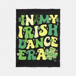 In meiner irischen Tanz-Ära St. Patricks Day Mädch Fleecedecke