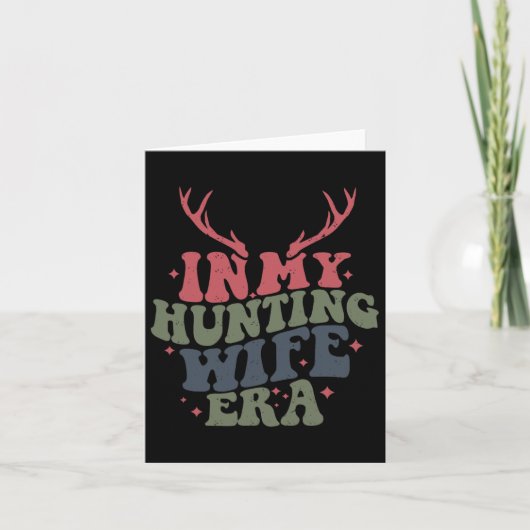 In meiner Jagd-Ehefrau Karte (Vorderseite)