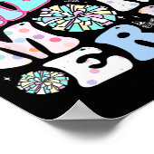 In meiner jubelnden Mama Era Funny Cheerleader Mot Poster (Ecke)