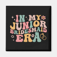 In meiner Junior Bridesmaid Era Groovy Bride Weddi