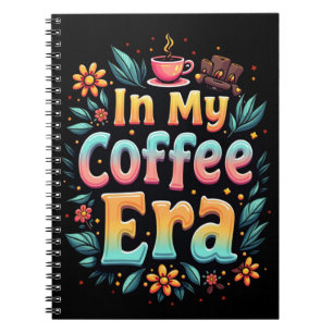 In meiner Kaffeezeit - Retro Groovy 70er Notizblock