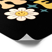 In meiner Katze Mama Era Retro Groovy Poster (Ecke)