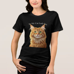 In meiner Katzenlady-Ära Tri-Blend Shirt