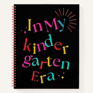 In meiner Kindergarten-Ära – Bunt und süß Notizblock