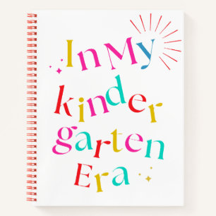 In meiner Kindergarten-Ära – Bunt und süß Notizblock