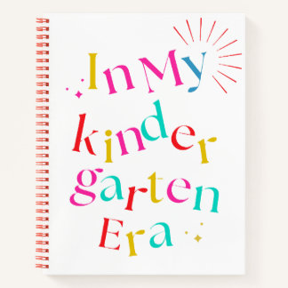 In meiner Kindergarten-Ära – Bunt und süß Notizblock