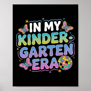 In meiner Kindergartenzeit Groovy Back to School T Poster