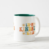 In meiner Kindheitszeit Zweifarbige Tasse (VorderseiteRechts)