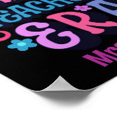 In meiner Kunstlehrerzeit Personalisiert Poster (Ecke)