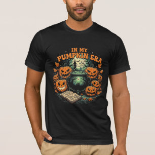 In meiner Kürbis-Ära Retro-gruseliger Halloween T-Shirt