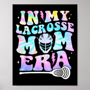 In meiner Lacrosse Mama Zeitalter Retro Groovy Spo Poster