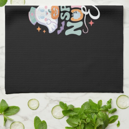 In meiner leckeren Nursezeit Halloween-Trick oder  Geschirrtuch (Gefaltet)