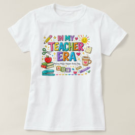 In meiner Lehrer-Ära - buntes Lehrer-Shirt T-Shirt