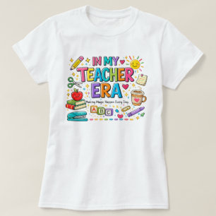 In meiner Lehrer-Ära - buntes Lehrer-Shirt T-Shirt