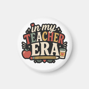 In meiner Lehrer-Ära Retro-Lehrer Magnet