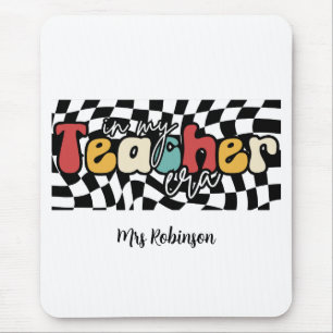 In meiner Lehrer-Ära Retro-Lehrer Mousepad