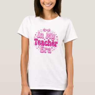 In meiner Lehrer-Ära Rosa Groovy - Lehrer-Ära T-Shirt