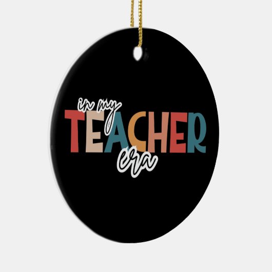 In meiner Lehrerära Geschenk für Lehrer Keramik Ornament (Rechts)