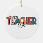 In meiner Lehrerära Geschenk für Lehrer Keramik Ornament (Hinten)