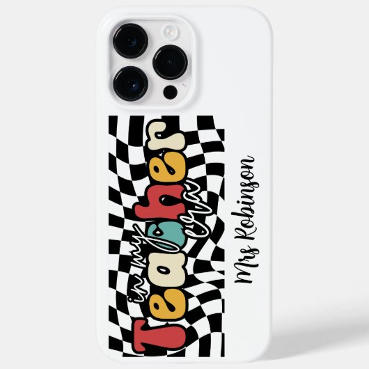 In meiner Lehrerära Retrolehrer Case-Mate iPhone Hülle (Rückseite)