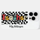 In meiner Lehrerära Retrolehrer Case-Mate iPhone Hülle (Rückseite (Horizontal))