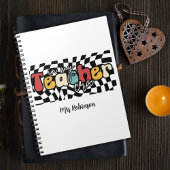 In meiner Lehrerära Retrolehrer Notizblock