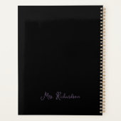 In meiner Lehrerin Era Retro Neon Planer (Rückseite)