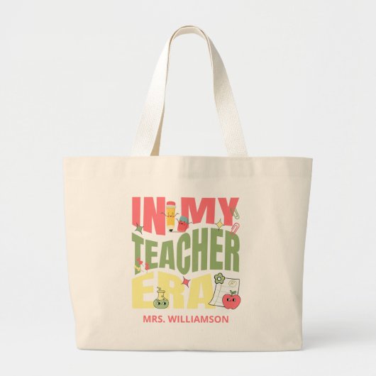 In meiner Lehrerzeit Jumbo Stoffbeutel (Vorne)