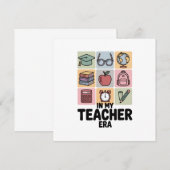 In meiner Lehrerzeit Kindergarten Lehrerleben Dankeskarte (Vorne/Hinten)