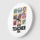 In meiner Lehrerzeit Kindergarten Lehrerleben Große Wanduhr (Winkel)