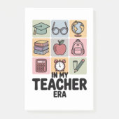 In meiner Lehrerzeit Kindergarten Lehrerleben Post-it Klebezettel (Vorderseite)