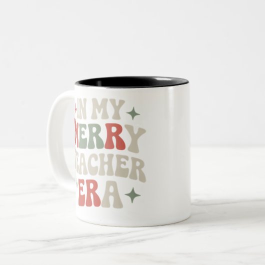 In meiner Lehrerzeit Lehrerin Vorschullehrer Leben Zweifarbige Tasse (Vorderseite Links)