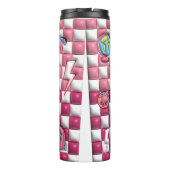 In meiner Lehrerzeit Puffy Bubble 3D Tumbler Thermosbecher (Rückseite)