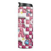 In meiner Lehrerzeit Puffy Bubble 3D Tumbler Thermosbecher (Nach rechts gedreht)