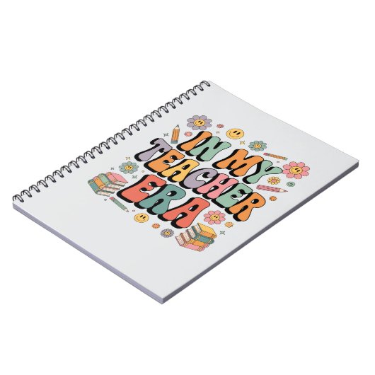 In meiner Lehrerzeit - Retro der Groovy 70er Notizblock (Linke Seite)