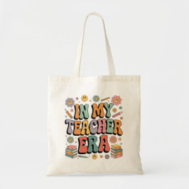 In meiner Lehrerzeit - Retro der Groovy 70er Tragetasche