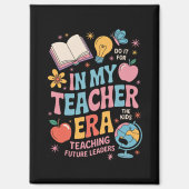 In meiner Lehrerzeit zurück zum Kindergarten Magnet (Vorderseite)