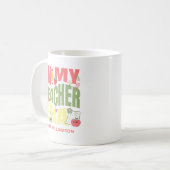 In meiner Lehrerzeit zurück zur Tasse der Schule (Vorderseite Links)