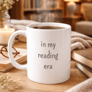 In meiner Lesepoche Minimalistischer Bücherliebhab Kaffeetasse