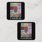 In meiner Leserzeit buchen Sie weiter Quadratische Visitenkarte (Vorne/Hinten)