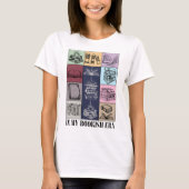 In meiner Lesezeit Niedlicher Lesezeichenleser T-Shirt (Vorderseite)