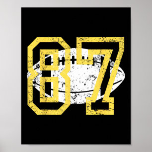 In meiner lustigen Football-Retro-Ära 87  Poster