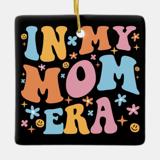 In meiner Mama Ära I Keramikornament (Vorderseite)