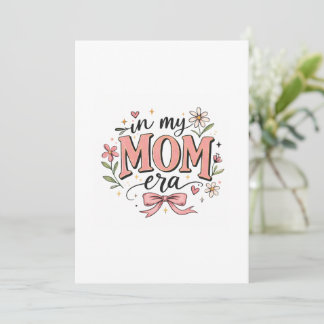 In Meiner Mama-Ära Trendiges Muttertags-T-Shirt Einladung
